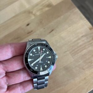 Hamilton Black Dial Silver Watch